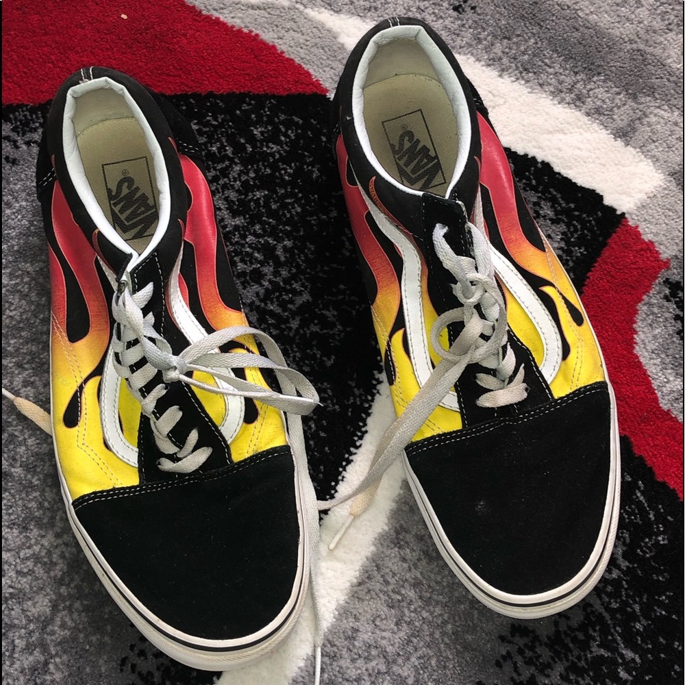 Flaming hot vans!!!